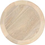 Furnova Stranska mizica Ø 40x45 cm trden mangov les, (21915572) | Shoptok.si