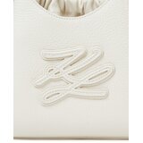 Karl Lagerfeld Vrečasta torba ' MINI K/AUTOGRAPH ' bela | Shoptok.si