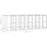  kavez za pse od pocinčanog čelika 12,1 m² | Eponuda.com