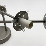  Plafonski luster MALENA 6xE14/5W/230V mat hrom/prozirno | Eponuda.com