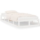 The Living Store Posteljni okvir bel 90x200 cm trden les - Posteljni Okvir, (21523832) | Shoptok.si