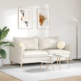  Jastučići za sjedenje 2 pcs Krema Ø30 x 13 cm Kordura tekstil | Eponuda.com