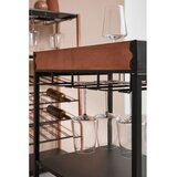 YES EVERYDAY Črna kovinska vinska omara število steklenic 15, 48,5x84,5x34 cm Isaac – | Shoptok.si
