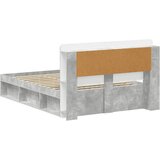  Okvir kreveta s pohranom Betonska siva 140 x 190 cm | Eponuda.com