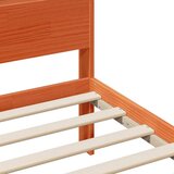  Krevetna konstrukcija Vosak smeđa 140 x 200 cm Masivna borovina | shoptok.hr