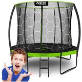 Neo-Sport profilirani vrtni trampolin 252 cm (8 ft) s unutarnjom mrežom | shoptok.hr