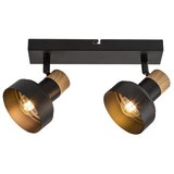 Rabalux spot lampa Saskia, 2x15W, 2xE14, Crna | ePonuda.com