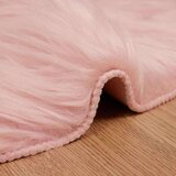 vidaXL Lažni Ovčji Tepih Ružičasta 80 x 119 cm Poliester | shoptok.hr
