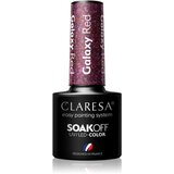 Claresa SoakOff UV/LED Color Galaxy gel lak za nohte odtenek Red 5 g Cene