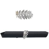 Molarem Home Set od 4 prstena za salvete - Srebrni listovi Slike