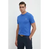 Polo Ralph Lauren Bombažna kratka majica moški, turkizna barva