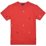 Polo Ralph Lauren Majice s kratkimi rokavi SS CN-KNIT SHIRTS-T-SHIRT Rdeča