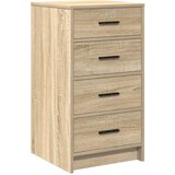 vidaXL Stranski stoliček Sonoma hrast 40x41x75 cm Inženirski les, (22008747) | Shoptok.si