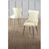 Hanah home set trpezarijskih stolica Alpa 8 kom, krem tkanina Babyface, hromirane metalne noge | Eponuda.com