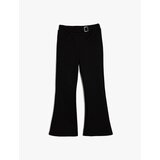 Koton Spanish Leg Trousers Slim Fit Metal Buckle Detail Viscose Blend | ePonuda.com