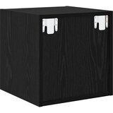  Ormar za Zid 2 pcs Crni hrast 37 x 37 x 37 cm Konstruirano drvo | shoptok.hr