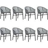  9-dijelni vrtni blagovaonski set sivi | shoptok.hr