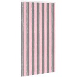 vidaXL Zavjesa protiv insekata Chenille Srebrno siva i ružičasta - Srebrno siva i ružičasta (dvostripa) 118 x 220 cm | shoptok.hr