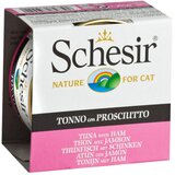 Schesir cat adult tunjevina & šunka konzerva 85g hrana za mačke Cene