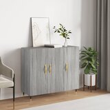 vidaXL Komoda boja hrasta sonome 90 x 34 x 80 cm konstruirano drvo Cijene