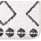  Perivi tepih 160 x 230 cm crno-bijeli | shoptok.hr