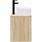  Umivaonik s policom za zid Hrast sonoma 49 x 41 x 63 cm | Eponuda.com