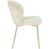 P & B STOL, les, kovina, tekstil bež | Shoptok.si