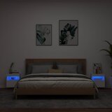  Zidni TV ormarići s LED svjetlima 2 kom bijeli 40x30x40 cm | shoptok.hr