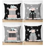 Mila Home Ukrasne jastučnice u setu 4 kom s božićnim motivom 43x43 cm Merry Christmas – | shoptok.hr