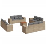  13-dijelni set vrtnih sofa s jastucima poliratan Bež | shoptok.hr