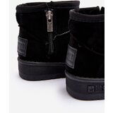 Big Star Children's Fur-Lined Snow Boots with Zipper Black | shoptok.hr