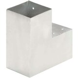 vidaXL spojnik za stupove u l-obliku od pocinčanog metala 101 x 101 mm Cijene