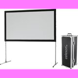 CELEXON FastFold Mobile Expert 406 x 228 cm 16:9 format (v kompletu platno za front in retro projekcijo) - | Shoptok.si