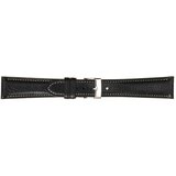 Poletto crni Llama Grained Calf Kožni Kaiš Za Sat 448/00.22 | ePonuda.com