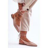 Kesi Women's ballerinas with decorative beige Jange caps Cijene