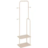Five samostojeća vješalica Liny 45x31x164 cm metal/MDF, bež