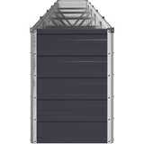  Povišeni vrtni krevet Antracit 400 x 40 x 55 cm | shoptok.hr