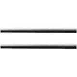  Držač četke za vrata 2 pcs Srebrno 100 cm Aluminijski legura | shoptok.hr