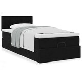 vidaXL Otomanski okvir kreveta s madraca crni 90x190cm baršunasti Cijene