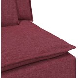  Modularna sofa s jastucima, vinsko crvena | shoptok.hr