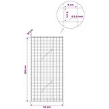  Gabion s žicom debljine 3 5 mm i mrežom 5x5 cm 50x10x100 cm - 10 cm 100 cm 50 cm | shoptok.hr