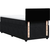 Box spring krevet s madracem crni 80 x 200 cm baršunasti | shoptok.hr