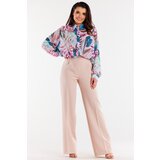 Awama Woman's Shirt A513 Pink/Flowers | Shoptok.si