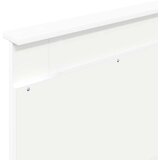  Konstrukcija postelje Bela 100 x 200 cm Masivno borovo les, (5000103705) | Shoptok.si