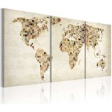  Slika - The World map - squares 120x60 | shoptok.hr