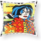 AVIZAR Komplet 2 prevlek za blazine 45x45 cm Izvezena umetnina ZDA Neverland, Večbarvno, (21747191) | Shoptok.si