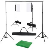  Komplet za fotografski studio s softbox svetilkami in ozadjem | Shoptok.si