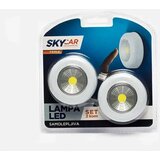 Skycar lampa led set 2KOM samolepljiva C1194 Cene