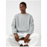 Koton Crew Neck Textured Sweater