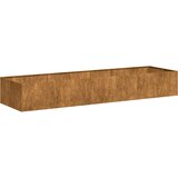 Maison Chic Cvetlični Lonec - Cvetlično korito Rusty 280x80x40 cm Vremensko odporno jeklo, (21789578) | Shoptok.si